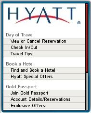 Hyatt Mobile Homepage