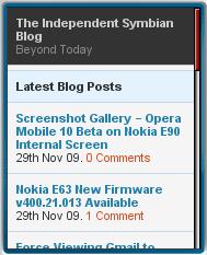 The Independent Symbian Blog 