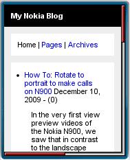 My Nokia Blog Mobile 