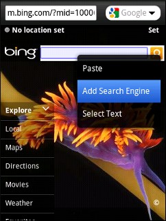 Opera Mini 5 Touch Add Search 1