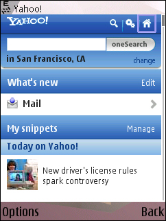 Yahoo - New Mobile Portal