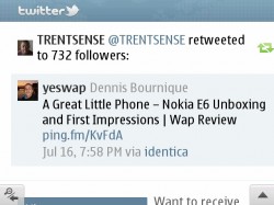 Nokia E6 Opera Mini 6.1 Gmail Basic HTML