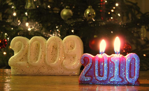 2009 Becomes 2010 by Optical Illustion 2009 Becomes 2010 by Optical Illustion