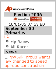 AP Elections 2006 Image AP Elections 2006 Image