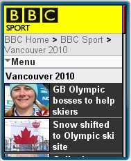 BBC Olympics Mobile