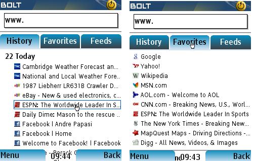 Bolt - History and Favorites