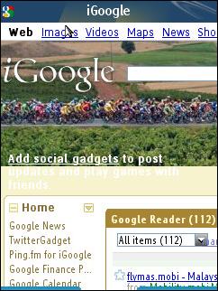Bolt - iGoogle Bolt - iGoogle