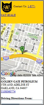 CAT Scale Mobile results page CAT Scale Mobile results page