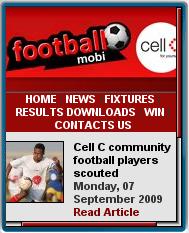 Cell C Football Mobile Website Cell C Football Mobile Website