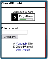 CheckPR.mobi CheckPR.mobi