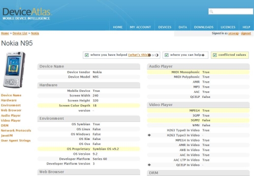 Data Explorer Devices Tab Data Explorer Devices Tab
