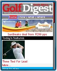 GolfDigest Mobile Web Edition GolfDigest Mobile Web Edition