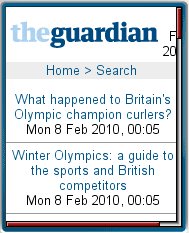 The Guardian - Olympics 2010