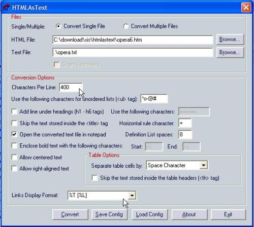 HtmlAsText Utility