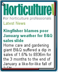 Horticulture     Week Mobile 