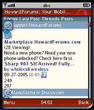 HowardForums image