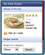 Kraft Mobile Recipies Kraft Mobile Recipies