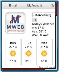 MWEB South African Mobile Portal
