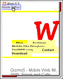 Wapreview PC version in Opera Mini