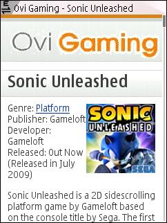 Ovi Gaming Mobile Site Ovi Gaming Mobile Site