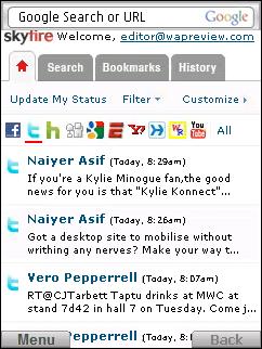 Skyfire - Tweet's are truncated Skyfire - Tweet's are truncated