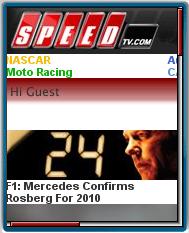 SpeedTv.com Mobile Web Site SpeedTv.com Mobile Web Site