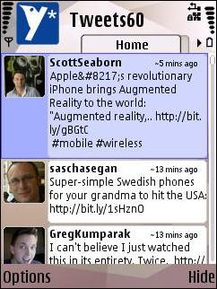TweetsS60 App 