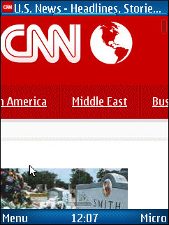 UC Browser 7.2 - CNN 