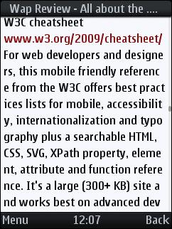UCWEB 6.3 - Word Wrap Broken 