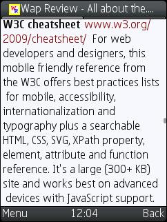 UCWEB 7.0 Beta 2 - Word Wrap Works! 