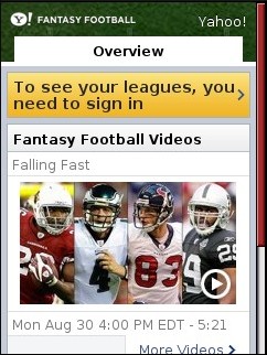 Yahoo! Fantasy football