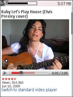 YouTube Mobile - Embeded Flash Video 