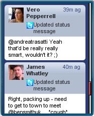 Twitter in Yahoo Mobile