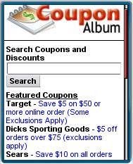 Coupon Album Coupon Album