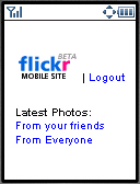 &nbsp; Flickr Mobile &nbsp;