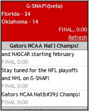 NCAA Football Championship - G-SNAP! Mobile NCAA Football Championship - G-SNAP! Mobile
