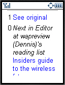 &nbsp; Google Reader Mobile &nbsp;