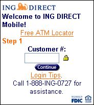  ING Login Page