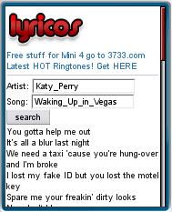 Lyricos - Mobile Lyrics Search Lyricos - Mobile Lyrics Search