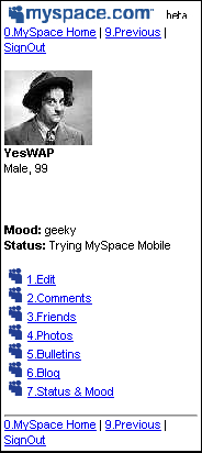  My Space Mobile