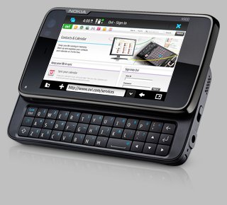 Nokia N900 Keyboard and Browser