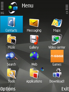 N95 8GB Black Theme