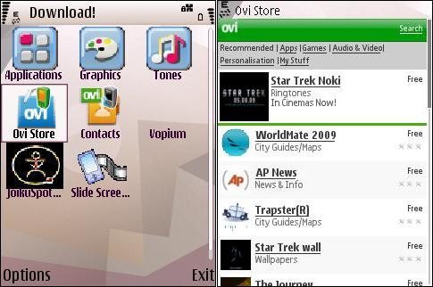 Nokia Download and Ovi Store