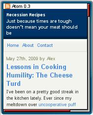 Recession Recipies Mobile