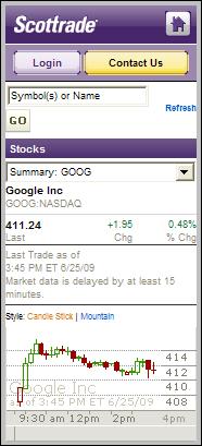 Scottrade Mobile Site Scottrade Mobile Site