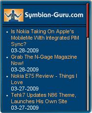 Symbian-Guru Mobile Homepage Symbian-Guru Mobile Homepage