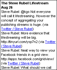  Steve Rubel Lifestream