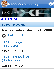 Yahoo March Madness
