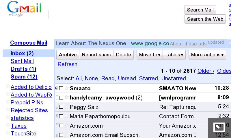 N900 - Gmail