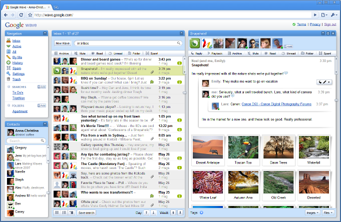 Google Wave Inbox
